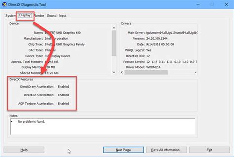 how to enable directx runtime.